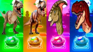 Coffin Dance Динозавры 374 уровень - Мультики про Динозавров | МУЛЬТФИЛЬМЫ ДИНОЗАВРЫ в Tiles Hop