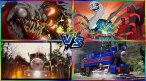 МУТАНТ ПАРОВОЗ Против ДОБРОГО ПОЕЗДА и ТЕМНОГО МОНСТРА 🚂 БИТВА ПОЕЗДОВ Мультик 💥