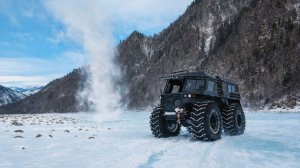 Вездеход Ветер. Дальняя поездка по реке