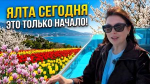 Ялта сегодня. Это только начало. Парад тюльпанов, пляжи и весна в Крыму