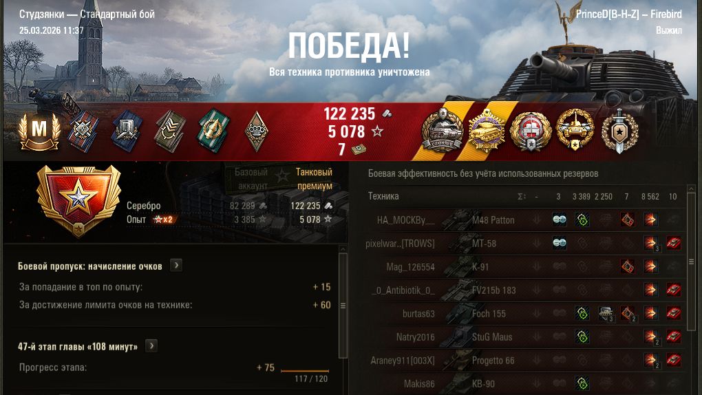 Firebird - Медаль Пула