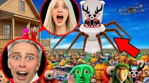 TOILET EATER СЪЕЛ ВСЕХ МОНСТРОВ в Реальной Жизни!