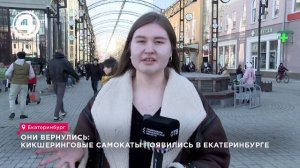 Не ждали? А они вернулись: кикшеринговые самокаты появились в Екатеринбурге