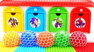 Мультики для детей. Интересные гаражи с яркими мячиками и игрушками. Мультики для малышей смотреть.