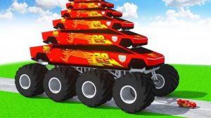 СУПЕР Кибертрак ТЕСЛА трансформируется до ГИГАНТСКИХ размеров