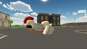 Битва панки против лыба тянущего чикена.