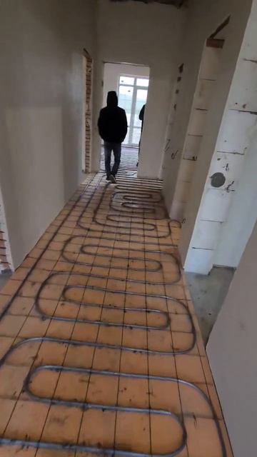 Старт работ по полусухой стяжке #строительство #ремонт #ипотека #домстрой #купитьдом #построитьдом