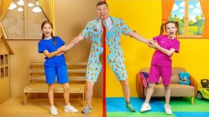 Дети играют и мастерят игрушки из картона | Творческие приключения с картоном