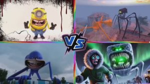 БИТВА ГИГАНТСКИХ МОНСТРОВ! 🍌💥 МИНЬОНЫ ПРОТИВ СОНИКА И ДОМОГОЛОВОГО! Мультик Игры для детей 🏆