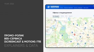 Промо-ролик веб-сервиса (Screencast & Motion): ГПБ