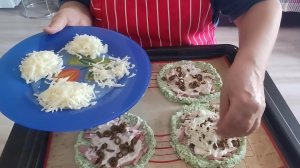 Четыре МИНИ-ПИЦЦЫ для завтрака, похудательные.