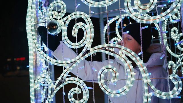 Новогодняя площадь в г. Стрежевой, 2025-2026