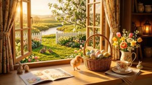 Пасхальное-Весеннее Настроение. Природный-Релакс Фон на Пасху.