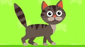 🐱 КОТИК ПОЛОСАТЫЙ 🐾 Милый сборник про животных - Песенки - Друзья лохматые, Животные, Цветочки