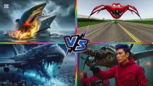 БИТВА ГИГАНТСКИХ МОНСТРОВ! 🦈💥 МАКВИН-АКУЛА ПРОТИВ ГРОЗОВОГО ОБЛАКА! Мультик Игры для детей 🏆