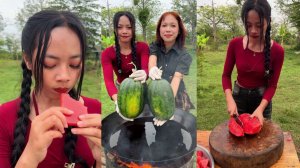 Потрясающий рецепт жареного во фритюре арбузного желе.