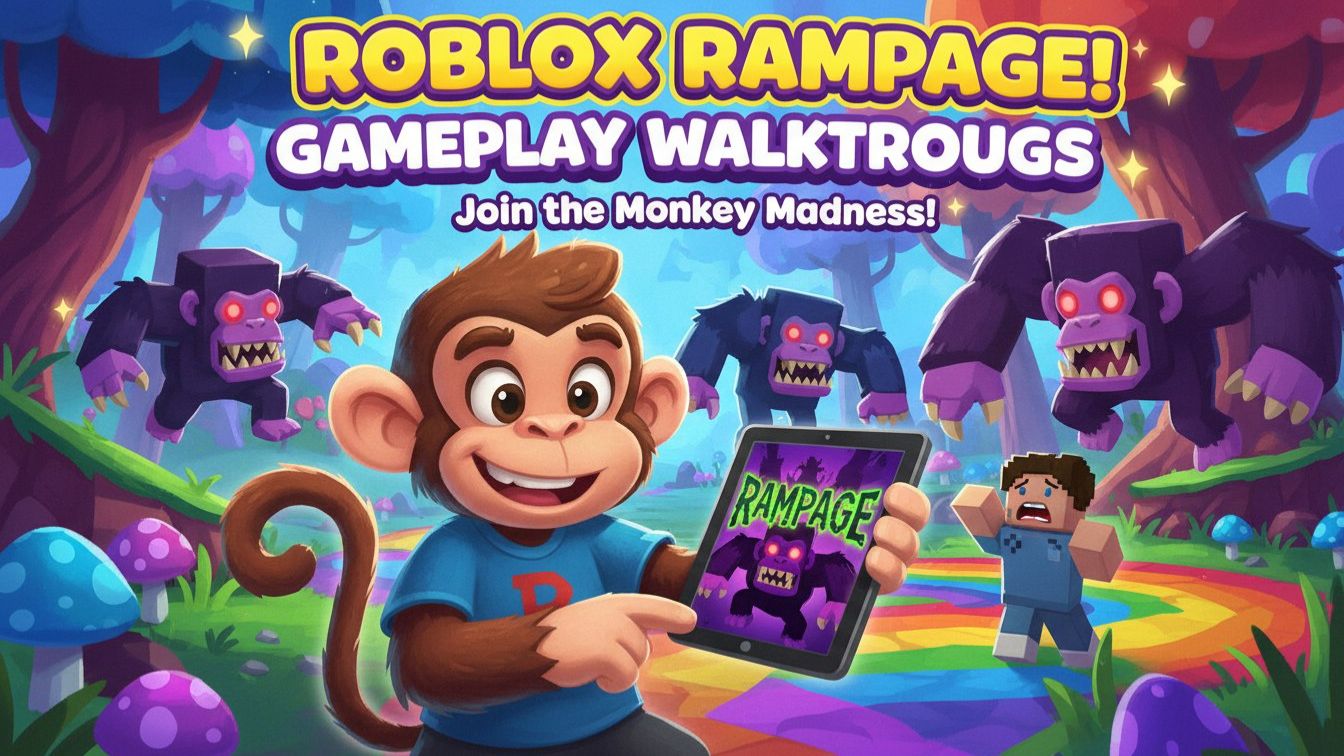 РАЗНОСИМ ВСЁ! Я И ГИГАНТСКИЕ ОБЕЗЬЯНЫ В ROBLOX RAMРAGE! 🦍🔥