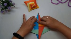 Оригами вертушка, юла, волчок ⧸Origami spinner, spinning top