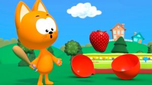 Разноцветные яйца с сюрпризом в подставке с заданиями - Котэ Геймз - Учим цвета