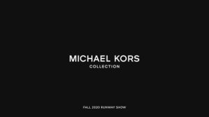 Показ женской коллекции Michael Kors осень-зима 2020-2021