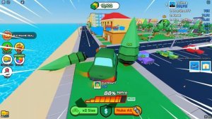 МАШИНЫ ГИГАНТЫ! СИМУЛЯТОР МАШИНЫ ПОЖИРАТЕЛЯ В ROBLOX