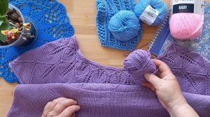 что вяжется,что связала.косынки для деток