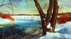 Весенние пейзажи художника Юрия Клапоух