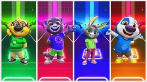 ГОВОРЯЩИЙ ТОМ И ЕГО ДРУЗЬЯ! 🐱🐶 КРУТАЯ ТАНЦЕВАЛЬНАЯ БИТВА! Мультик Игры для детей 🏆