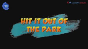 hit it out of the park