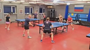 матч группы III финала настольный теннис 22.03 Парный МИКСТ турнир