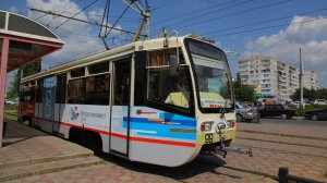 Оскольский трамвай в ожидании последнего рейса