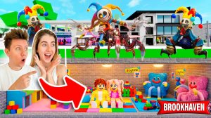 Я построил БУНКЕР от МОНСТРОВ Poppy Playtime в Brookhaven 🏡RP!