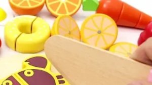 Для детей.Залипательное видео, играем с игрушками для еды, крабик, томат и т д. #дети #видеодлядетей