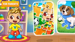 Влад и Ники пазлы игры андроид для детей