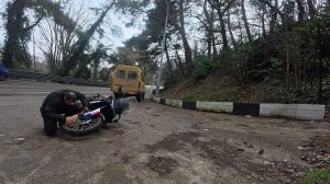 отвалилось колесо на 800de