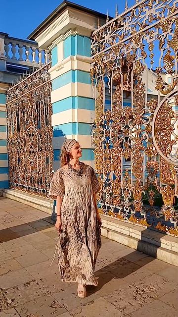 Платье и пальто экопринт