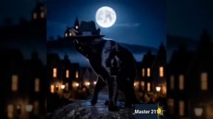 чёрный котик