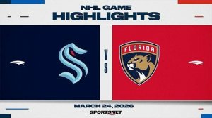 Обзор матча НХЛ | Флорида - Сиэтл (25.03.2026)