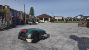 Робот газонокосилка Robomow RK3000 Pro. Многокомнатная "квартира" робота, как он там обустраивается?