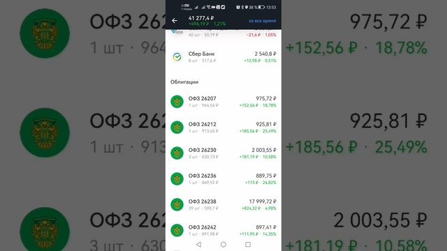 Счет дочка покупка акций март 26г