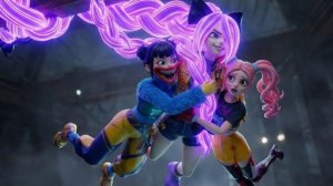 HUNTRIX ПОПАЛА В ИГРУ POPPY PLAYTIME? Анимация "Охотники на Демонов" в стиле К ПОП РЕАКЦИЯ