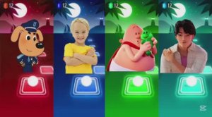 Тайлс Хоп: К-Поп Охотники на Демонов против Капитана Подштанника, Влада и Ники и Шерифа Лабрадора