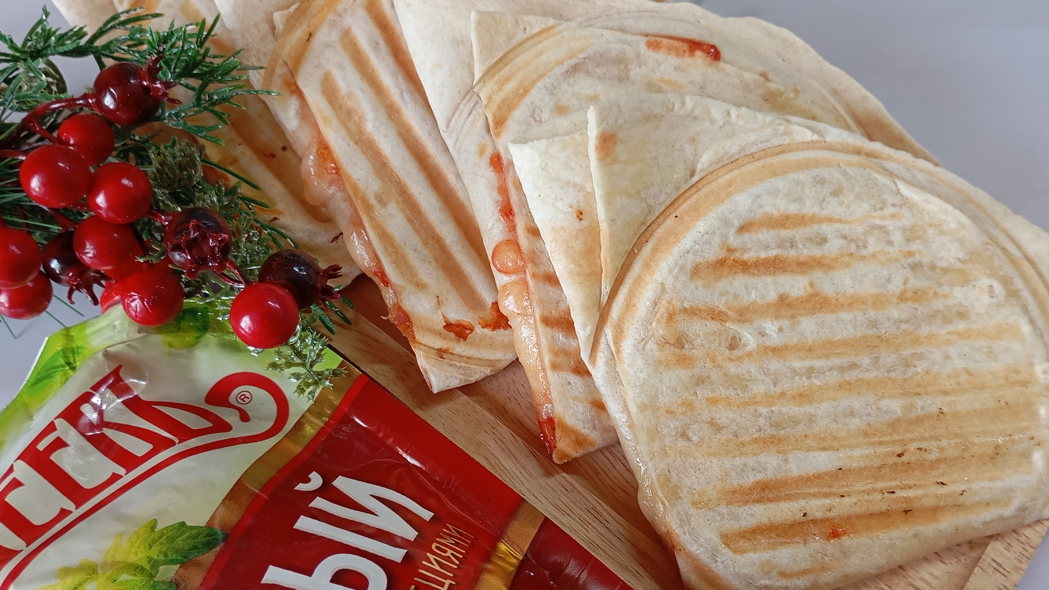 Сэндвичи из тортильи за 7 минут.