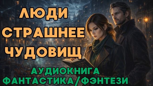 АУДИОКНИГА ФАНТАСТИКА/ФЭНТЕЗИ: ЛЮДИ СТРАШНЕЕ ЧУДОВИЩ СЛУШАТЬ