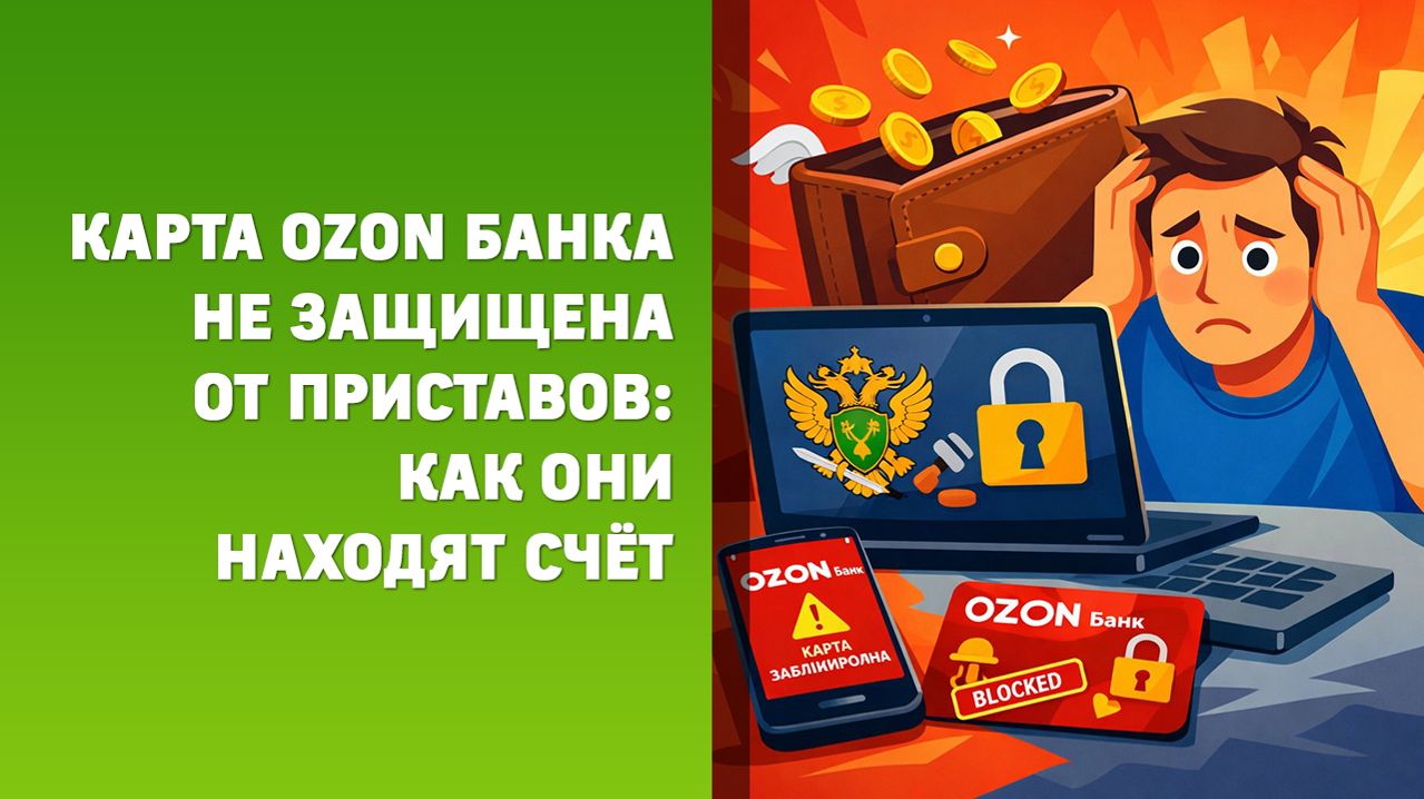 Арест карты Ozon Банка: что делать, если деньги заблокировали