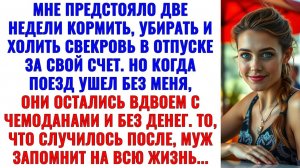 Поезд уехал без меня. Муж со свекровью в купе вдвоем, с чемоданами и пустыми карманами.|Аудиорассказ