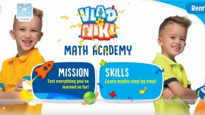 Влад и Ники учатся математике игра андроид