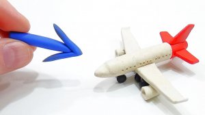 КРАБ САМОЛЁТ ЛЕПИМ из ПЛАСТИЛИНА