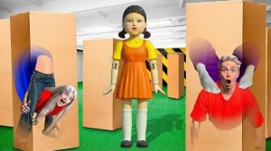 ПРЯТКИ в КОРОБКАХ от МОНСТРОВ Челлендж!