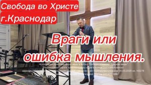 Враги или ошибка мышления. Олег Мамонтов. Краснодар.